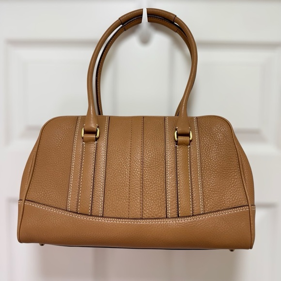 Coach Hamilton Pebbled Leather Satchel | One Size | Tan | NWT 👜 - Picture 1 of 14